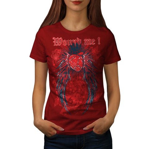 Mound Me Heart Royal Womens T-Shirt