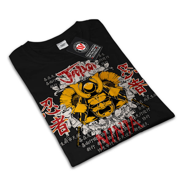 Japan Warrior Mask Womens T-Shirt