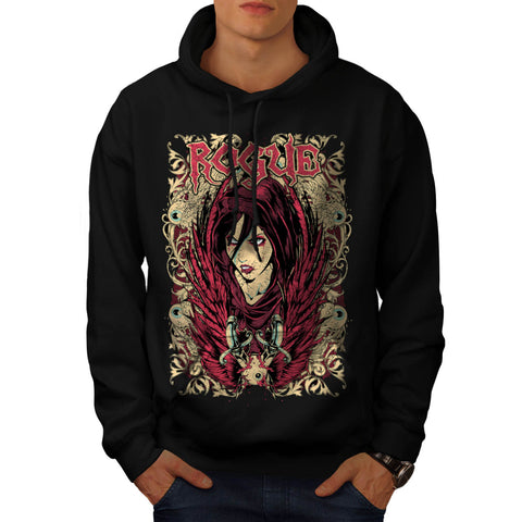 Rogue Rebel Girl Robe Mens Hoodie