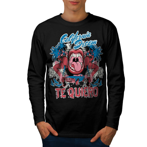California Dream Girl Mens Long Sleeve T-Shirt