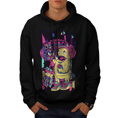 Furry Animal Alien Mens Hoodie