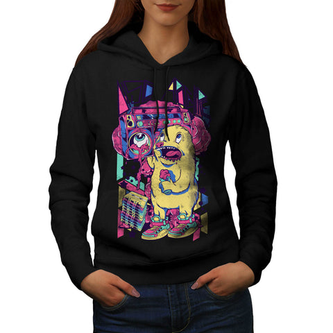 Furry Animal Alien Womens Hoodie