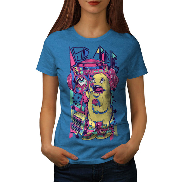 Furry Animal Alien Womens T-Shirt