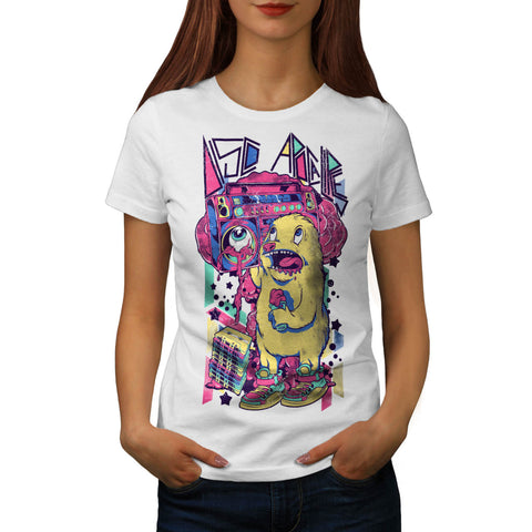 Furry Animal Alien Womens T-Shirt