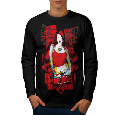 Torture Killer Girl Mens Long Sleeve T-Shirt