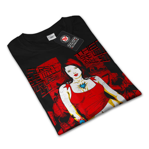 Torture Killer Girl Mens Long Sleeve T-Shirt