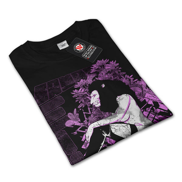 Tease Queen Lion Mask Mens Long Sleeve T-Shirt