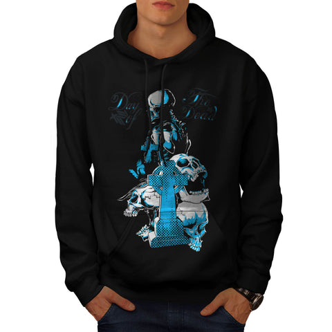 Dead Day Grave Yard Mens Hoodie