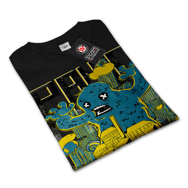Panic City Monster Mens Long Sleeve T-Shirt