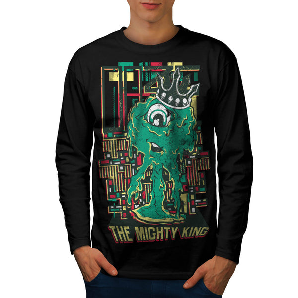 Mighty King Monster Mens Long Sleeve T-Shirt