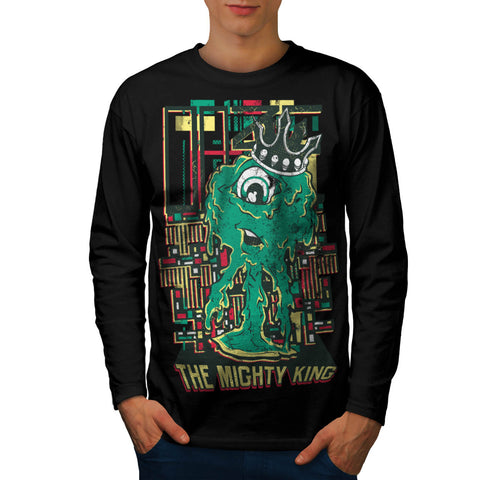 Mighty King Monster Mens Long Sleeve T-Shirt