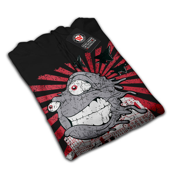 Angry Face Smiley Mens Hoodie
