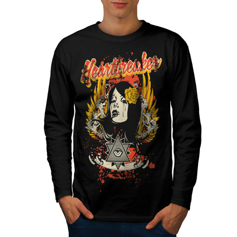 Heart Breaker Society Mens Long Sleeve T-Shirt