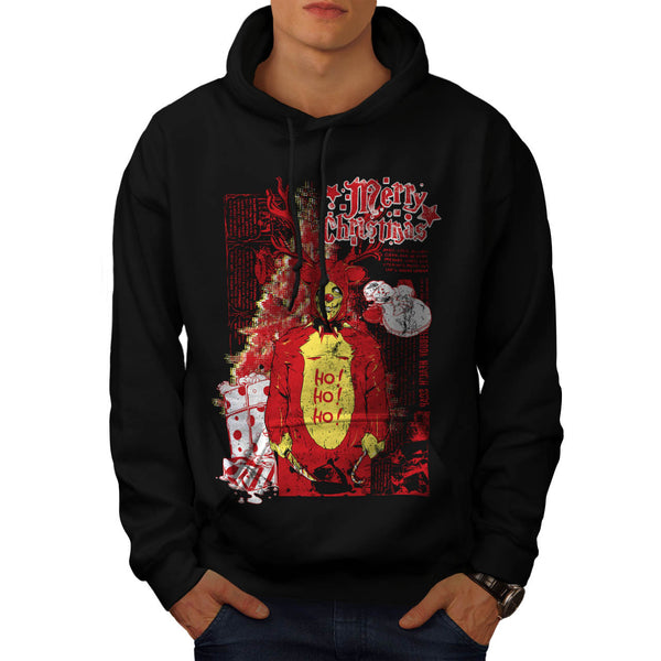 Evil Merry Christmas Mens Hoodie