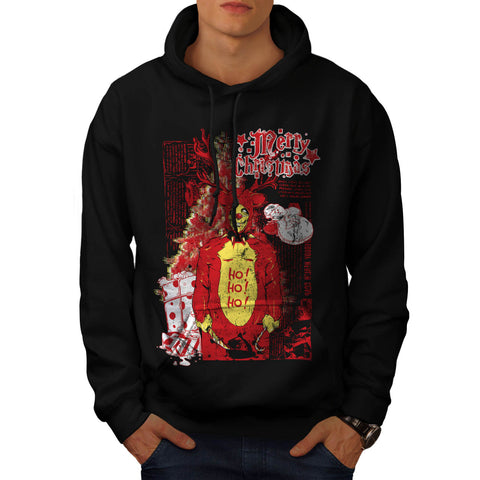 Evil Merry Christmas Mens Hoodie