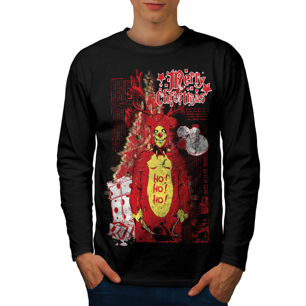 Evil Merry Christmas Mens Long Sleeve T-Shirt