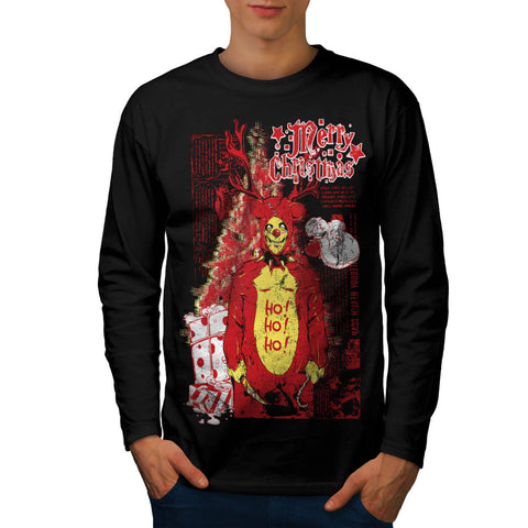 Evil Merry Christmas Mens Long Sleeve T-Shirt