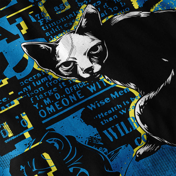 Gato Negro Black Cat Mens Hoodie