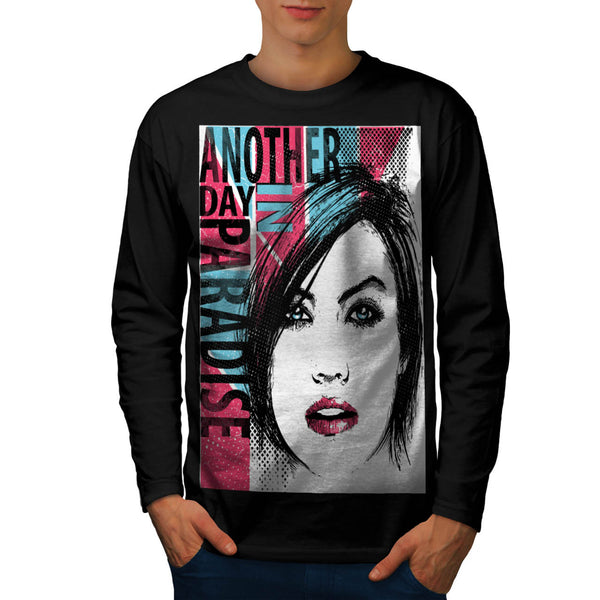 Another Day Paradise Mens Long Sleeve T-Shirt