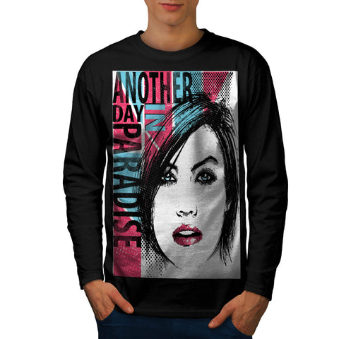 Another Day Paradise Mens Long Sleeve T-Shirt