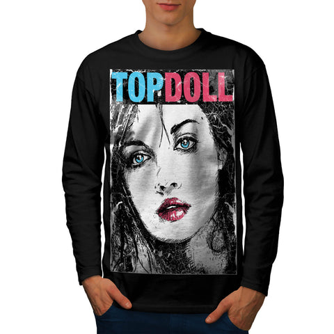 Top Doll Love Lady Mens Long Sleeve T-Shirt