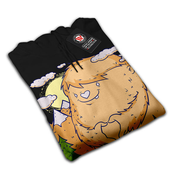 Giant Monster Love Mens Hoodie