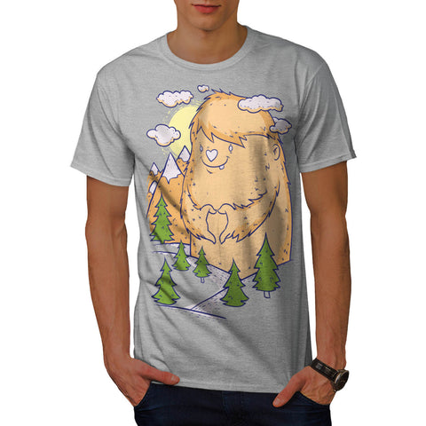 Giant Monster Love Mens T-Shirt