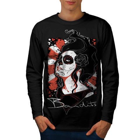 Bandits Cabaret Love Mens Long Sleeve T-Shirt