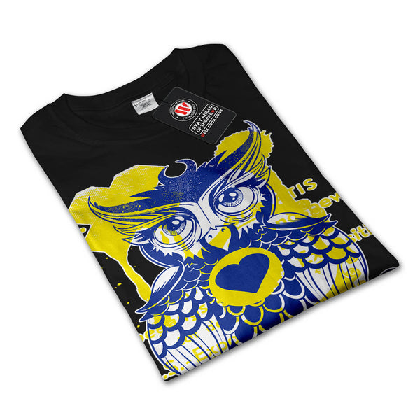 Rotterdam Wild Owl Mens Long Sleeve T-Shirt