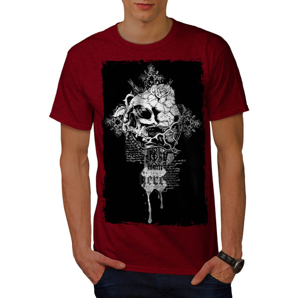 Heretic Monster Skull Mens T-Shirt