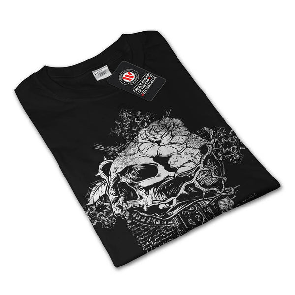 Heretic Monster Skull Mens Long Sleeve T-Shirt