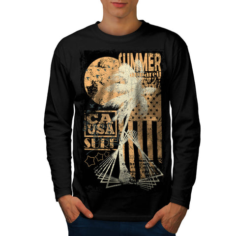Summer Surfer Apparel Mens Long Sleeve T-Shirt