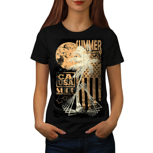 Summer Surfer Apparel Womens T-Shirt