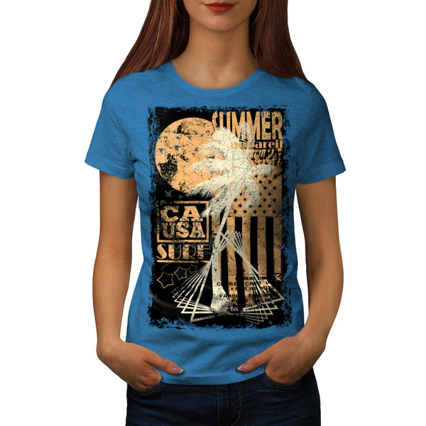 Summer Surfer Apparel Womens T-Shirt