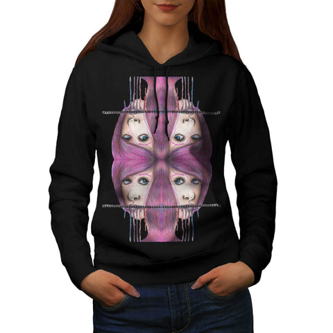 Woman Multiple Head Womens Hoodie