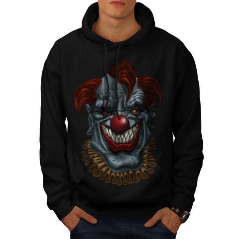 Joker Angry Face Evil Mens Hoodie