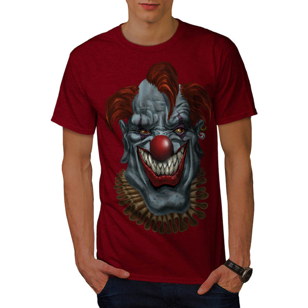 Joker Angry Face Evil Mens T-Shirt