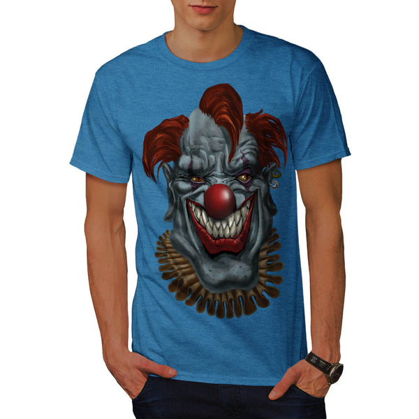 Joker Angry Face Evil Mens T-Shirt