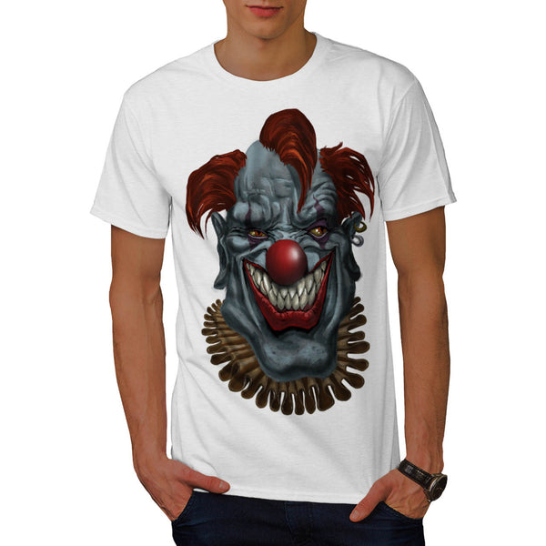 Joker Angry Face Evil Mens T-Shirt