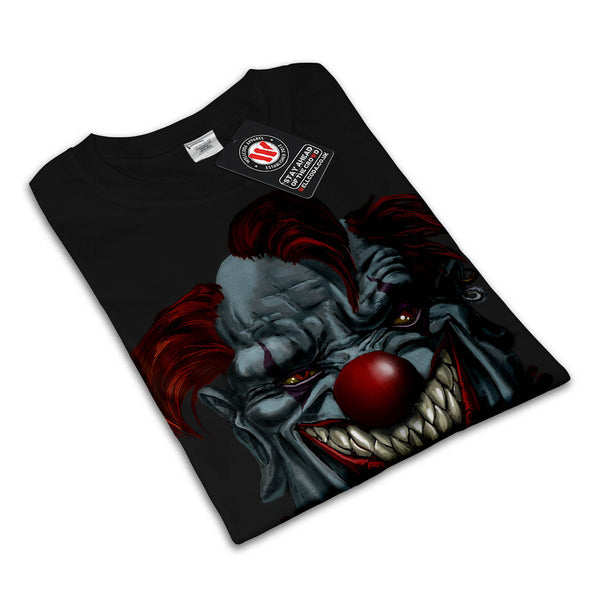 Joker Angry Face Evil Womens T-Shirt