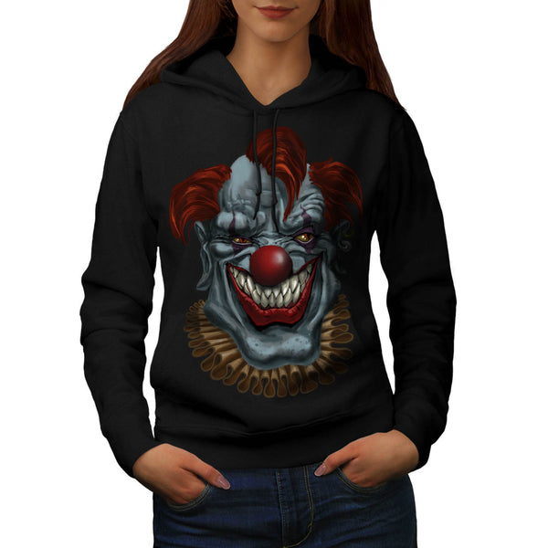 Joker Angry Face Evil Womens Hoodie