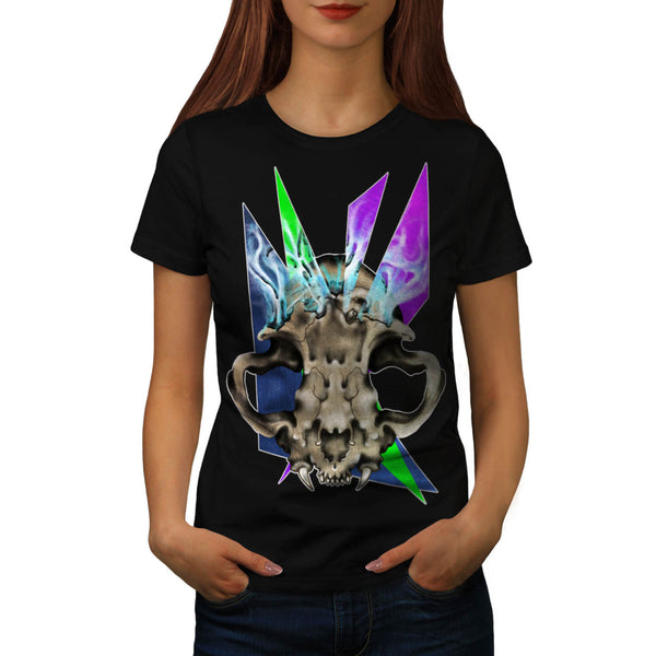 Skull Head Bone Womens T-Shirt