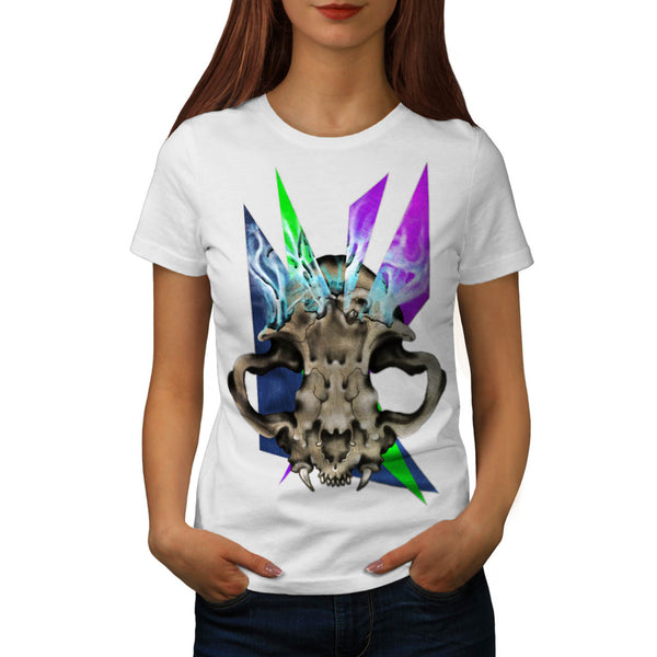 Skull Head Bone Womens T-Shirt
