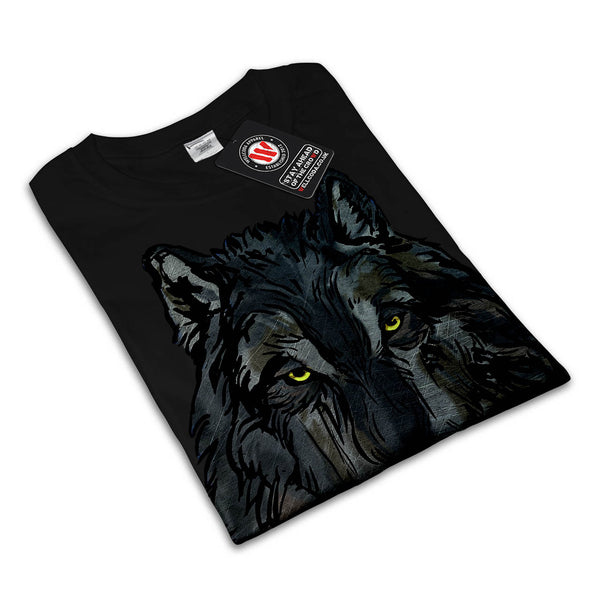 Majestic Wolf Head Womens T-Shirt