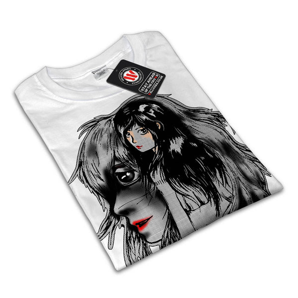 Beautiful Anime Lady Mens T-Shirt