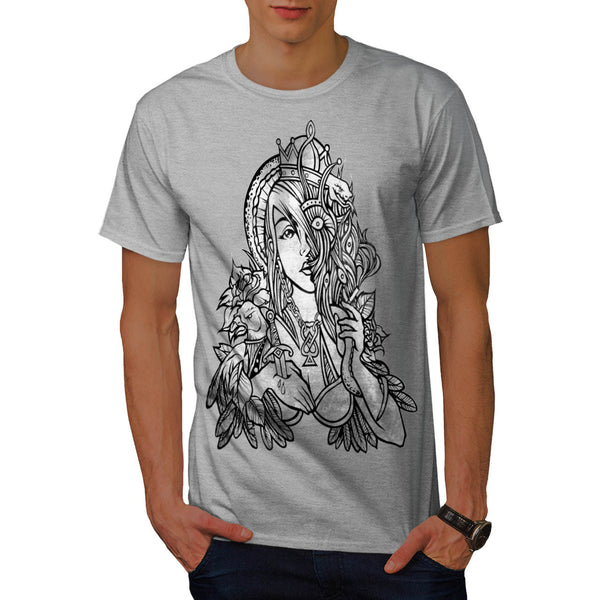 Beautiful Queen Lady Mens T-Shirt