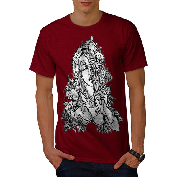 Beautiful Queen Lady Mens T-Shirt