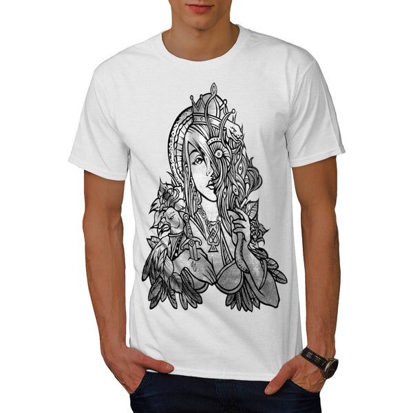 Beautiful Queen Lady Mens T-Shirt