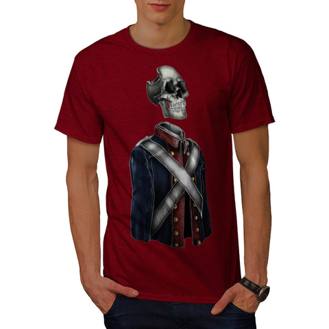 Dead Soldier Skeleton Mens T-Shirt