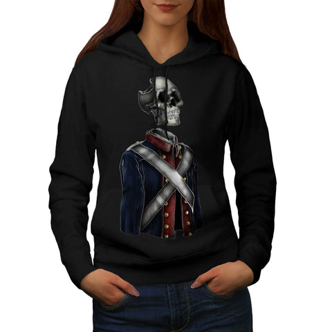 Dead Soldier Skeleton Womens Hoodie